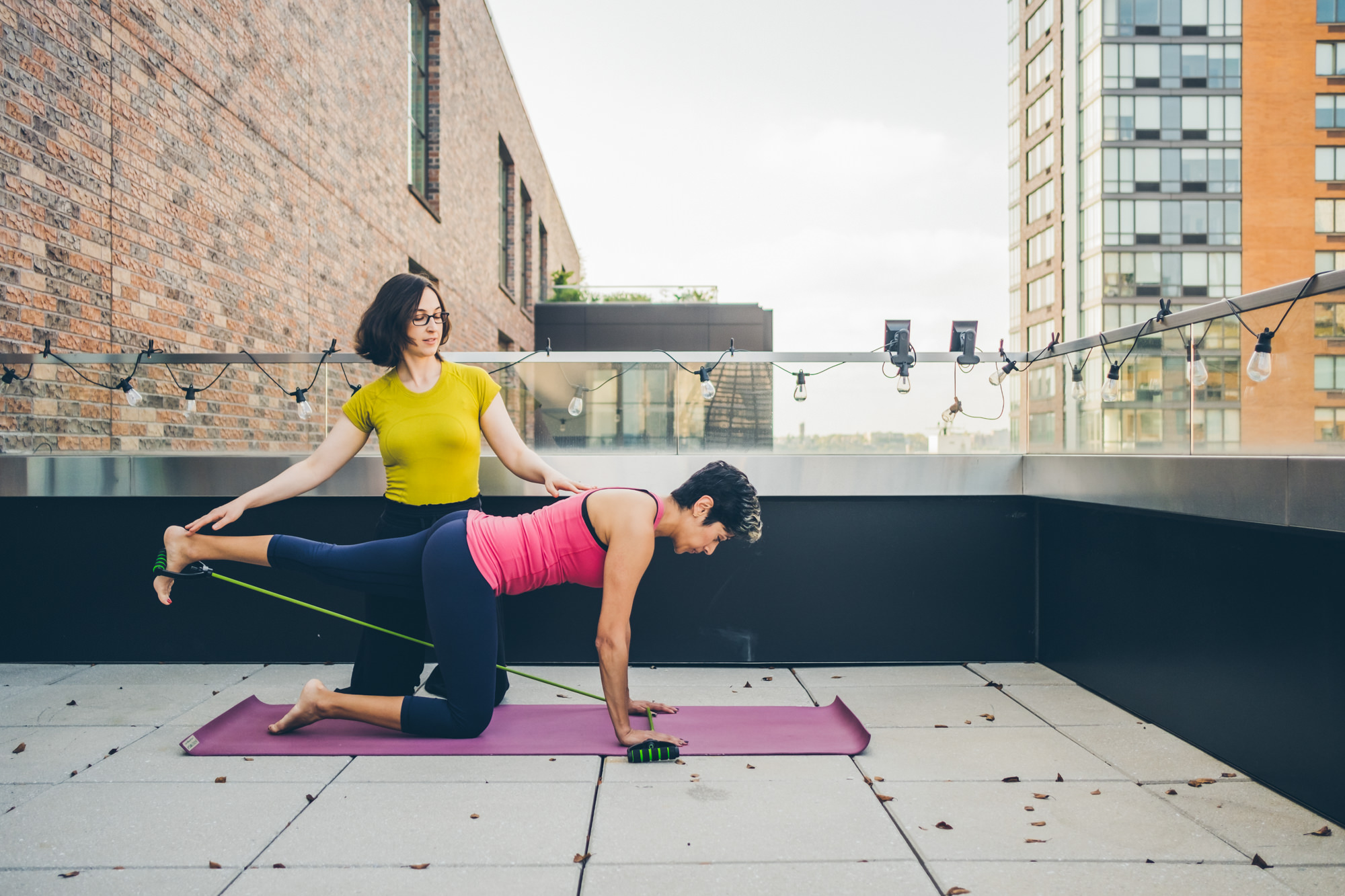 NYC home workout session with certified fitness trainer