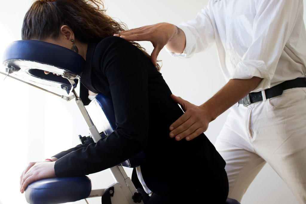 Chair massage in NYC for quick stress relief